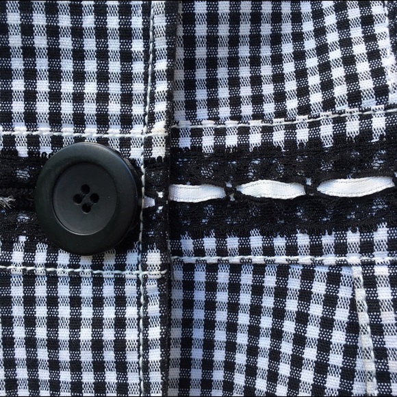 Black & White Checkered Jacket - Size Small - Picture 5 of 7